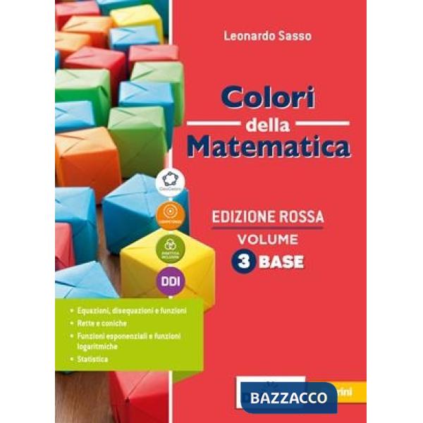 COLORI DELLA MATEMATICA ROSSA VOL. 3 BASE + QUAD. OPERATIVO3 + EBOOK