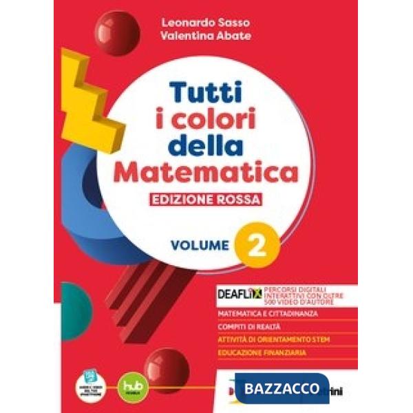 TUTTI I COLORI DELLA MATEMATICA ED. ROSSA VOL. 2 + QUADERNO EBOOK
