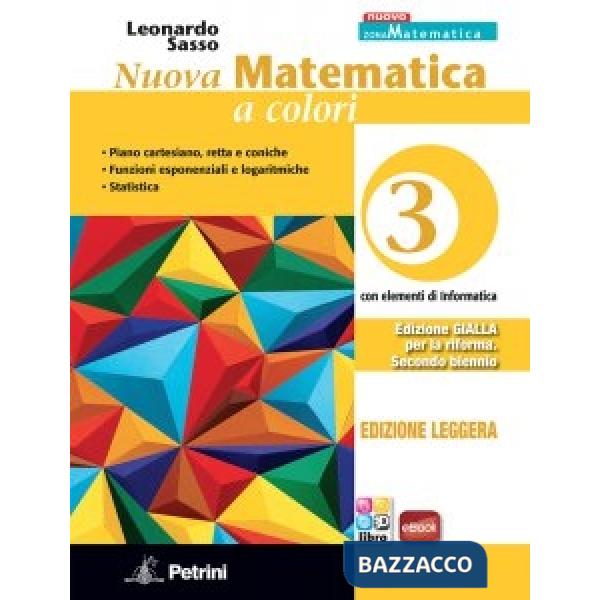 NUOVA MATEMATICA A COLORI - EDIZIONE GIALLA - LEGGERA - VOL. 4 - EBOOK