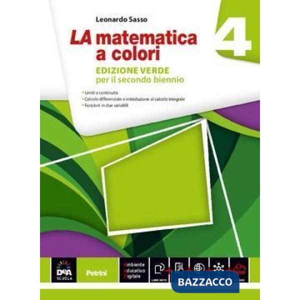 MATEMATICA A COLORI (LA) - EDIZIONE VERDE - VOLUME 4 - EBOOK
