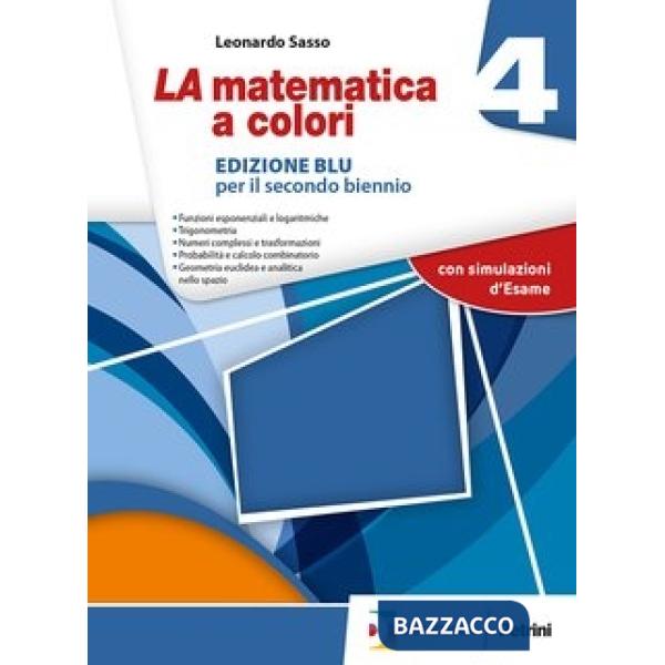 LA MATEMATICA A COLORI ED. BLU VIDEOLEZIONI 4 EBOOK