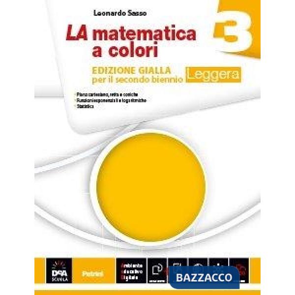 MATEMATICA A COLORI (LA) EDIZIONE GIALLA LEGGERA VOLUME 3 - EBOOK