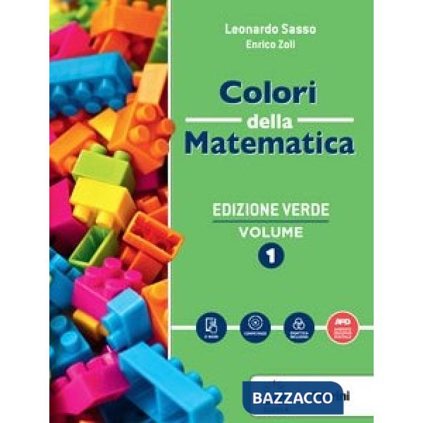 COLORI DELLA MATEMATICA ED. VERDE ALGEBRA 1 + QUADERNO - EBOOK