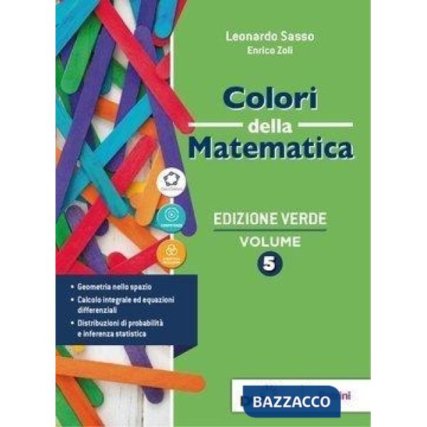 COLORI DELLA MATEMATICA - EDIZIONE VERDE VOL. 5 - EBOOK