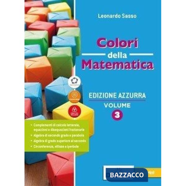 COLORI DELLA MATEMATICA EDIZIONE AZZURRA - EBOOK VOLUME 3 + QUADERNO