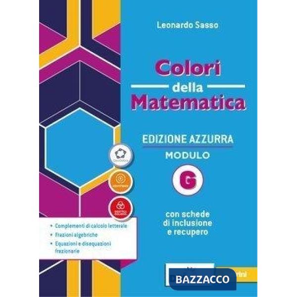 COLORI DELLA MATEMATICA EDIZIONE AZZURRA - II BIENNIO E V ANNO EBOOK M