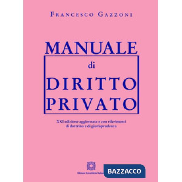 Manuale di diritto privato