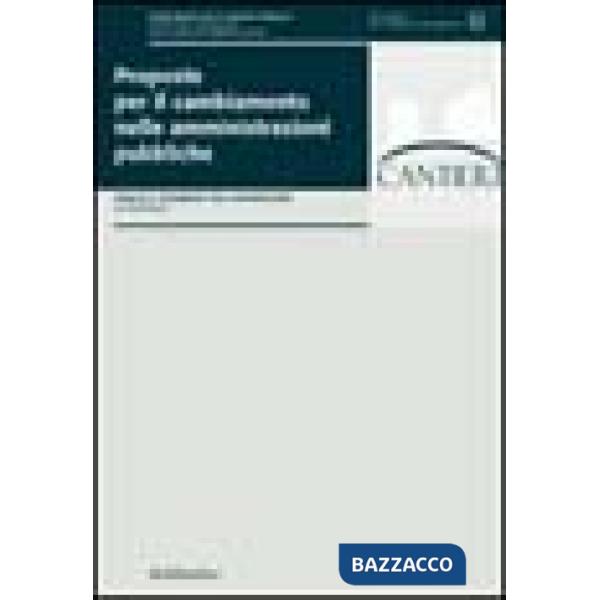 Proposte per il cambiamento nelle amministrazioni pubbliche