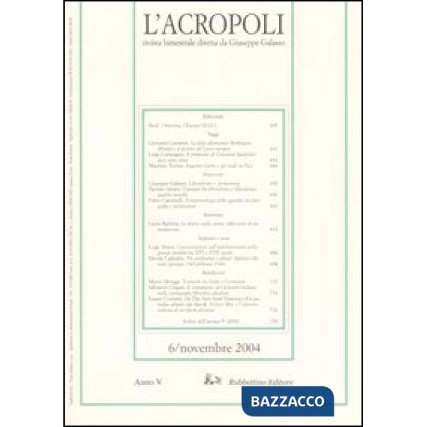 Acropoli (2004) (L'). Vol. 6