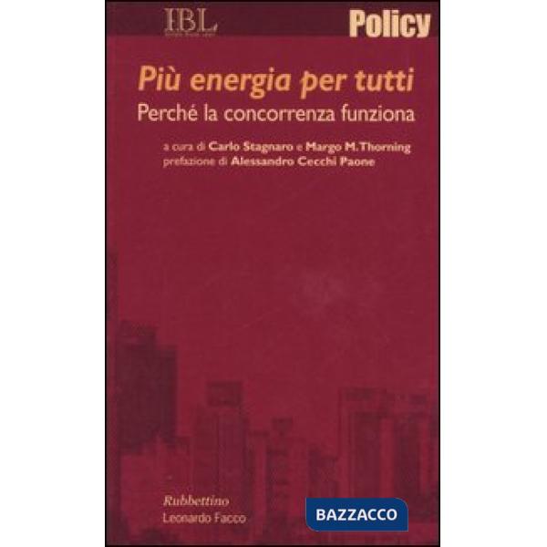 Più energia per tutti. Perché la concorrenza funziona