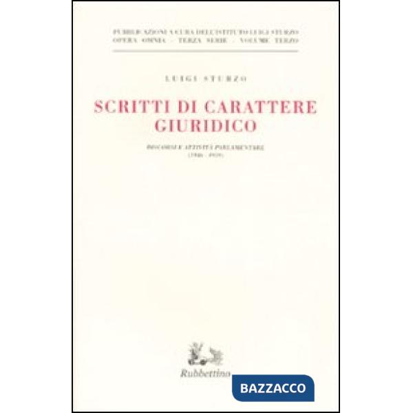 Scritti di carattere giuridico. Discorsi e attività parlamentare (1946-1959)