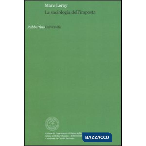 Sociologia dell'imposta (La)