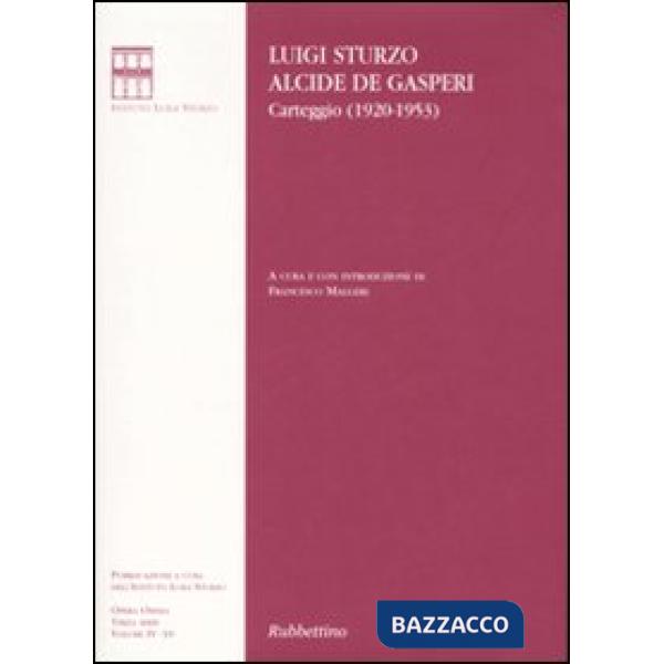Carteggio (1920-1953)