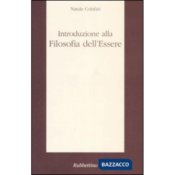 Introduzione alla filosofia dell'essere