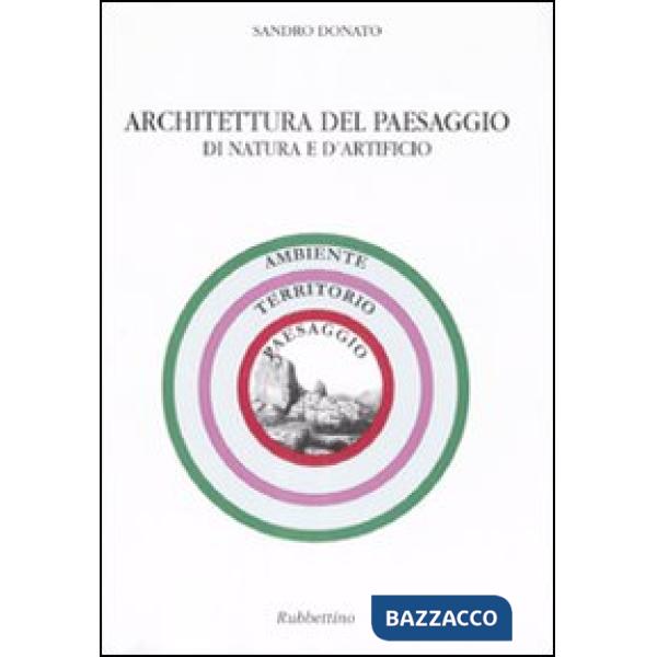 Architettura del paesaggio di natura e d'artificio