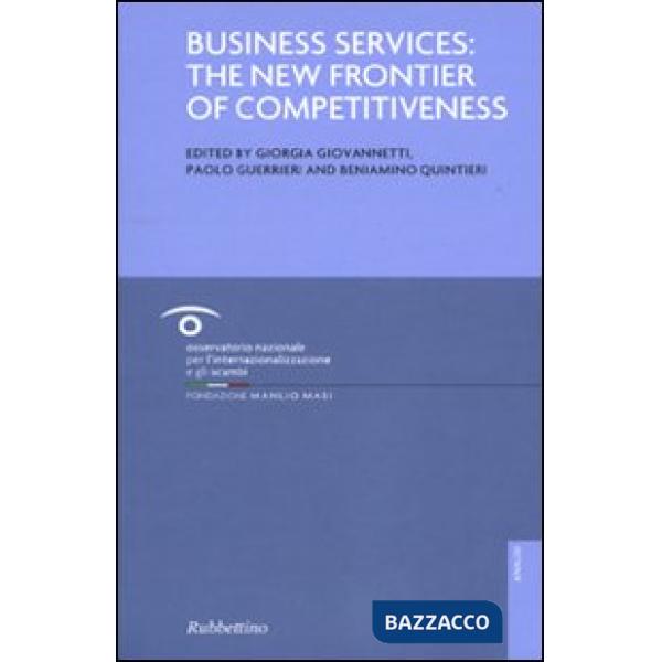 Business services: the new frontier of competitiveness
