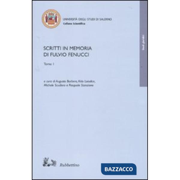 Scritti in memoria di Fulvio Fenucci