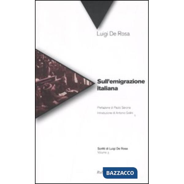 Sull'emigrazione italiana. Vol. 3