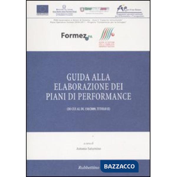 Guida alla elaborazione dei piani di performance (di cui al DL 150/2009, Titolo 