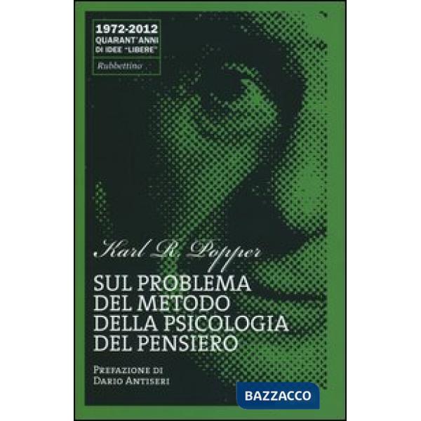 Sul problema del metodo della psicologia del pensiero