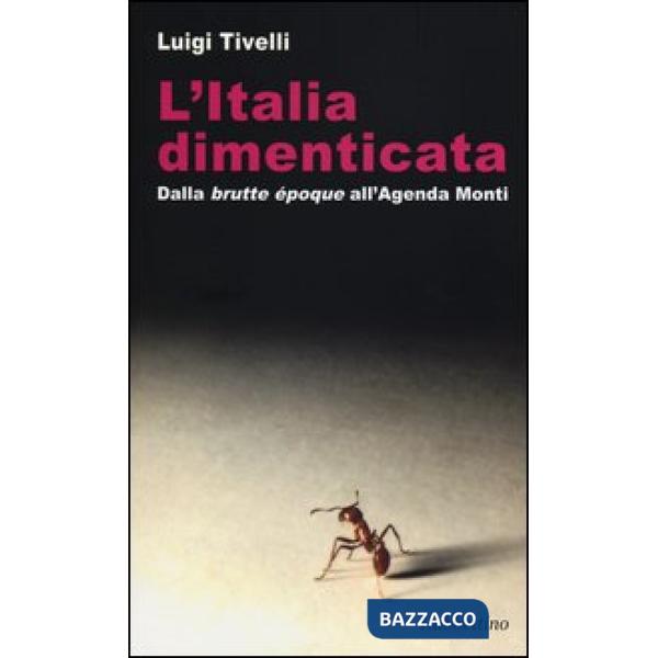 Italia dimenticata. Dalla «brutte époque» all'Agenda Monti (L')