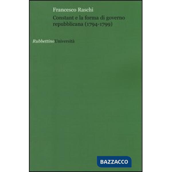 Constant e la forma di governo repubblicana (1794-1799)