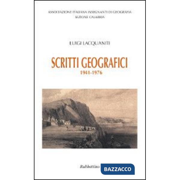 Scritti geografici. 1941-1976