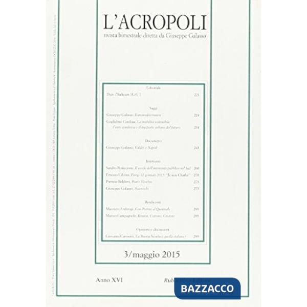 Acropoli (2015) (L'). Vol. 3