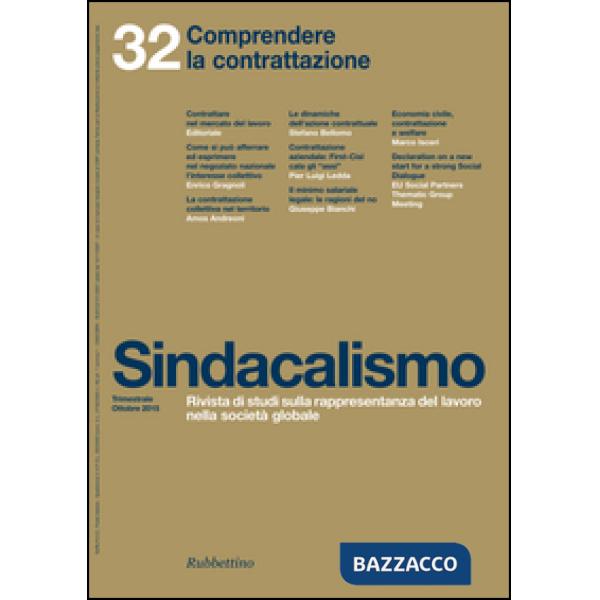 Sindacalismo (2015). Vol. 32