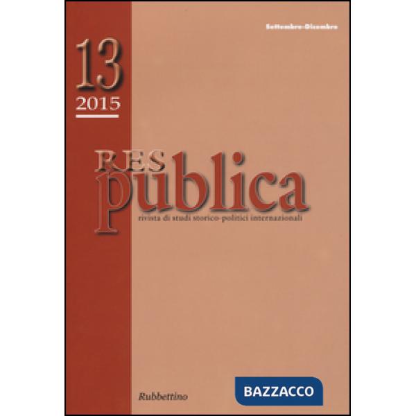 Res publica (2015). Vol. 13