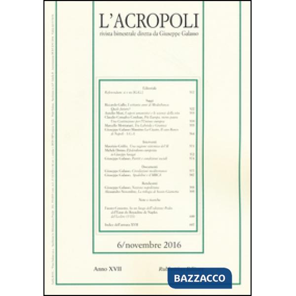 Acropoli (2016) (L'). Vol. 6