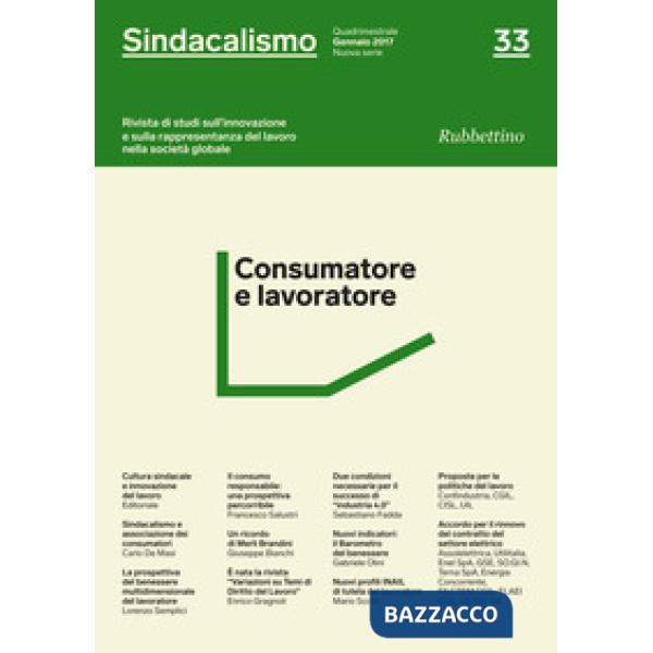 Sindacalismo. Rivista di studi sull'innovazione e sulla rappresentanza del lavor