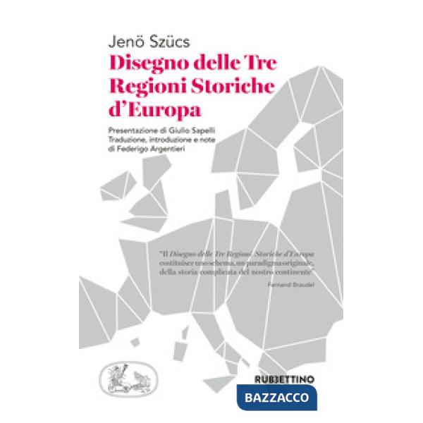 Disegno delle tre regioni storiche d'Europa