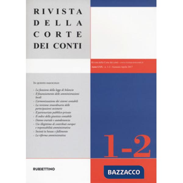 Rivista della Corte dei Conti (2017). Vol. 1-2