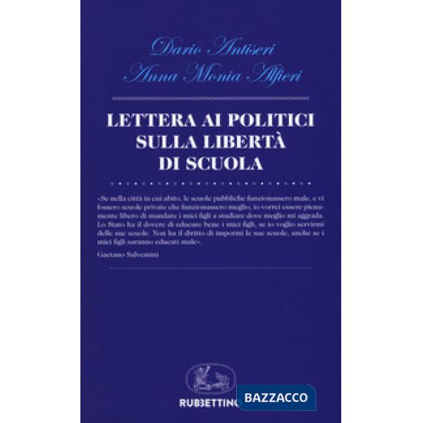 Lettera ai politici sulla libertà di scuola