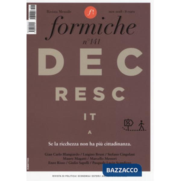 Formiche (2018). Vol. 141
