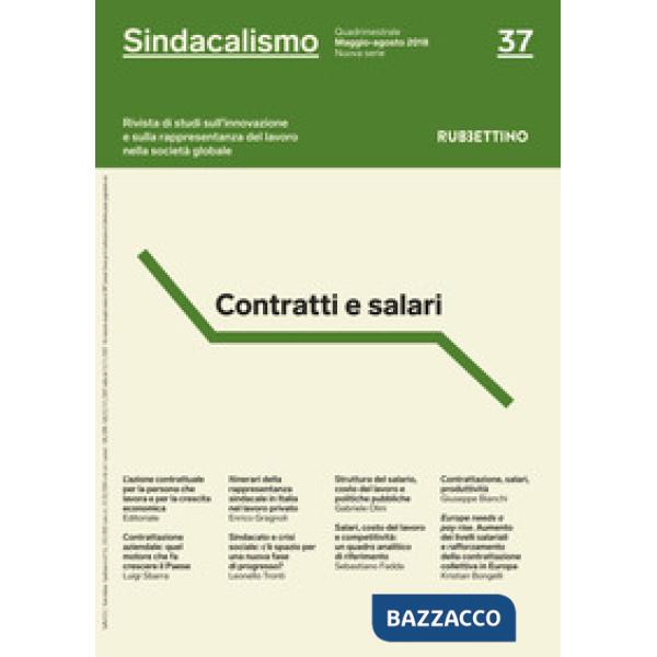 Sindacalismo. Rivista di studi sull'innovazione e sulla rappresentanza del lavor