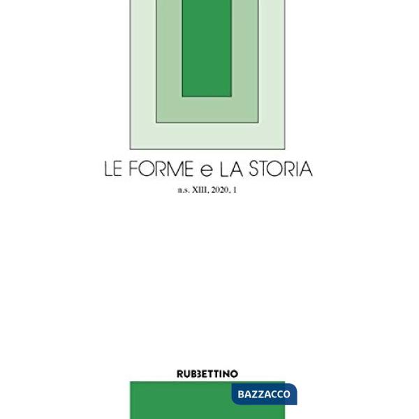 Forme e la storia (2020) (Le). Vol. 1