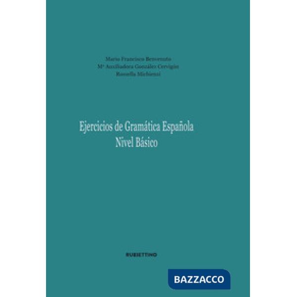 Ejercicios de gramatica espanola. Nivel basico