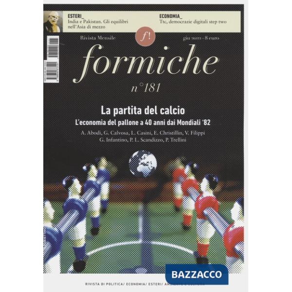 Formiche (2022). Vol. 181