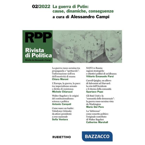 Rivista di politica (2022). Vol. 2: La guerra di Putin: cause, dinamiche, conseguenze
