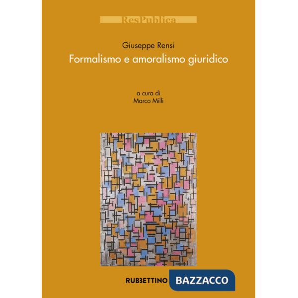 Formalismo e amoralismo giuridico