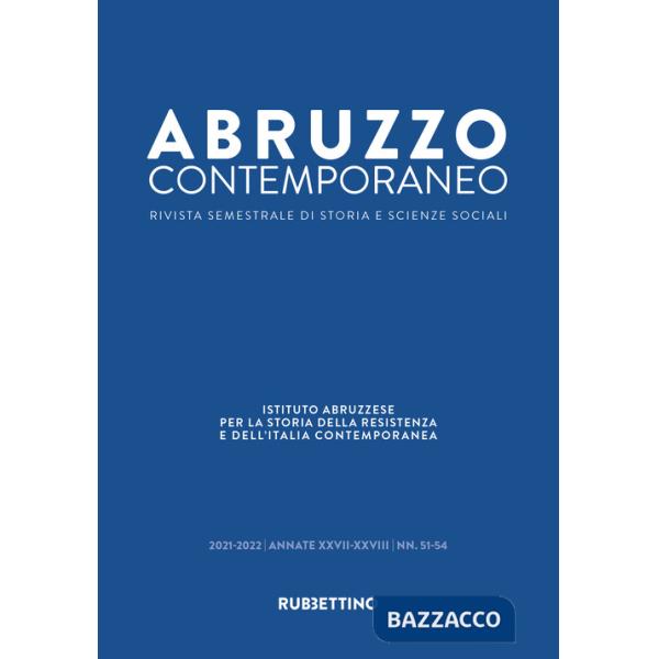 Abruzzo contemporaneo (2021-2022). Vol. 51-54