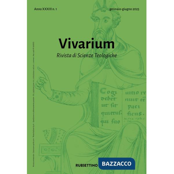 Vivarium. Rivista di scienze teologiche (2025). Vol. 1: Gennaio-giugno