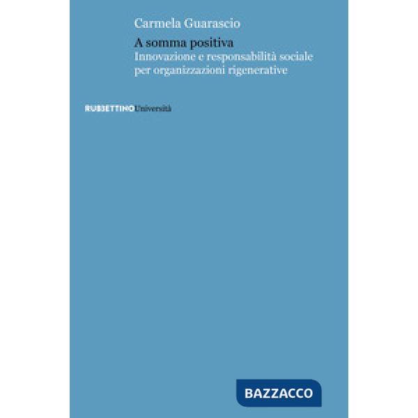 A somma positiva. Innovazione e responsabilità sociale per organizzazioni rigenerative