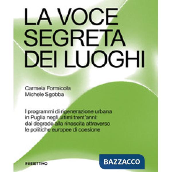 Voce segreta dei luoghi. I programmi di rigenerazione urbana in Puglia negli ultimi trent'anni: dal degrado alla rinascita attra