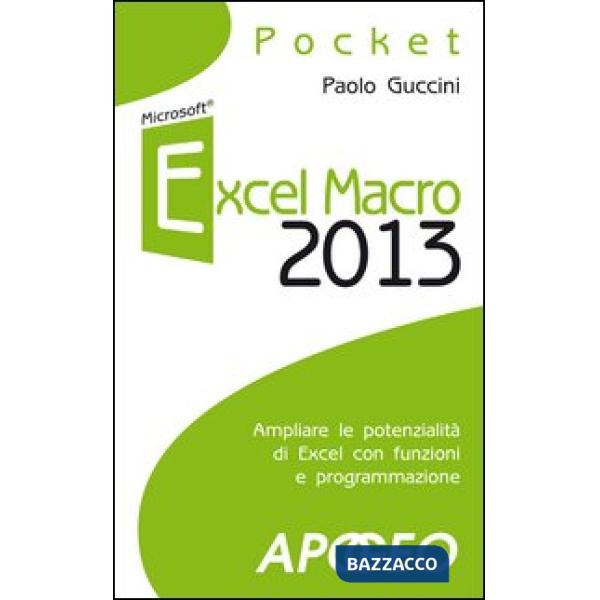 Excel macro 2013