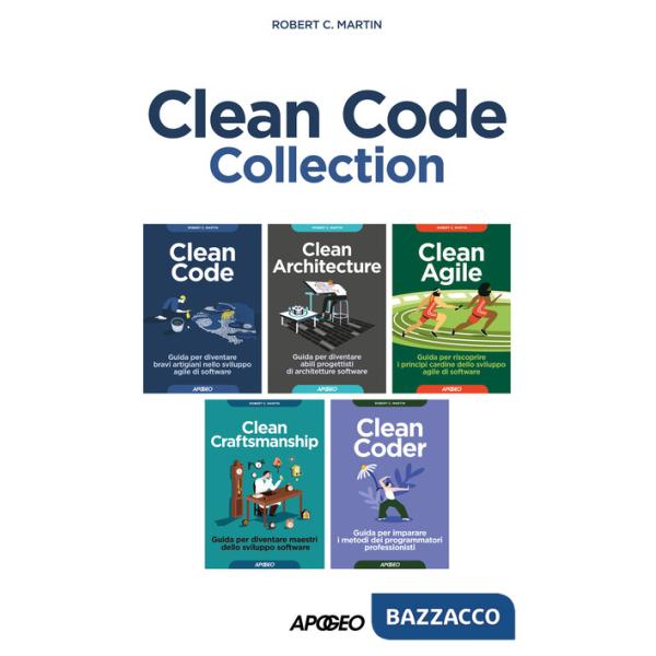 Clean code collection: Clean code-Clean architecture-Clean agile-Clean craftsmanship-Clean coder