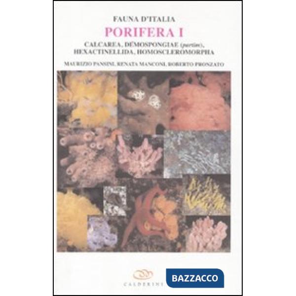 Porifera I. Calcarea, demospongiae (partim), hexactinellida, homoscleromorpha. E