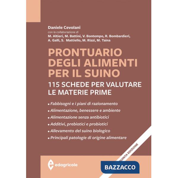 Prontuario degli alimenti per il suino